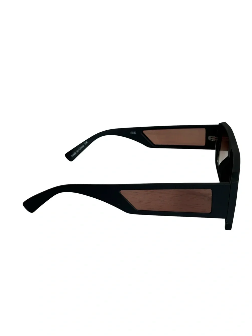 Otra Flik Oversized Sunglasses Black Gold